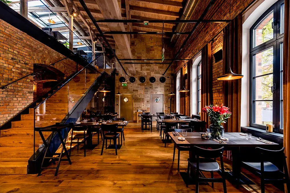 Elegancka restauracja Poznań wnętrze